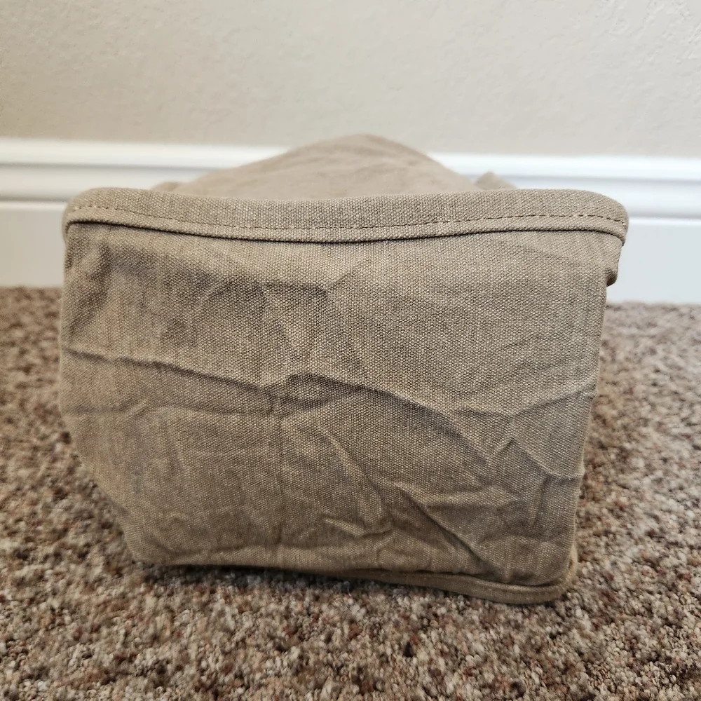 NWT - Mona B. Upcycled-Recycled Beer Snob Tan Canvas Tote Bag